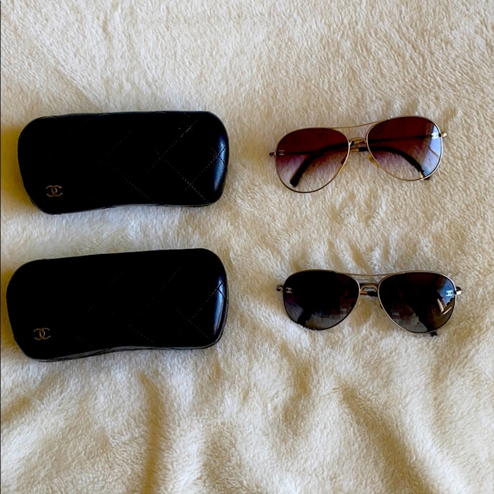Chanel Aviator sunglasses